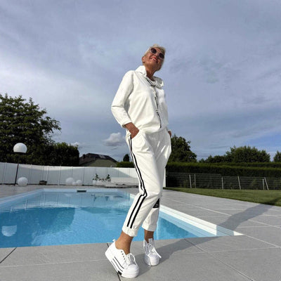 Amara™ | Zweiteiliges Damen-Set mit Kapuzenpullover und Jogginghose