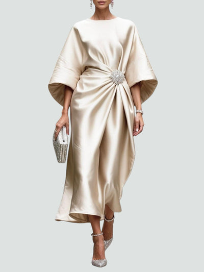 Albertine™ |  Elegantes langes Kleid aus Satin