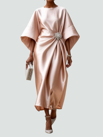 Albertine™ |  Elegantes langes Kleid aus Satin