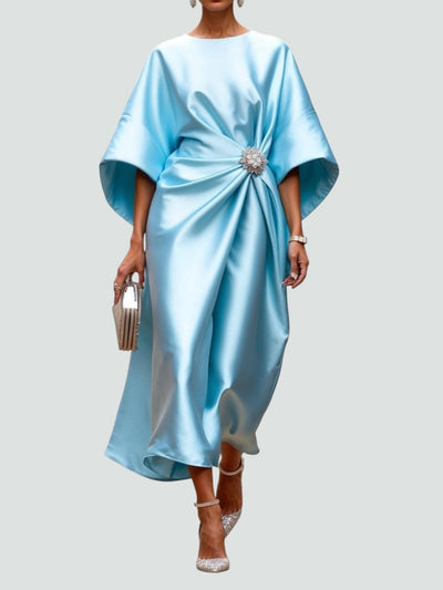 Albertine™ |  Elegantes langes Kleid aus Satin