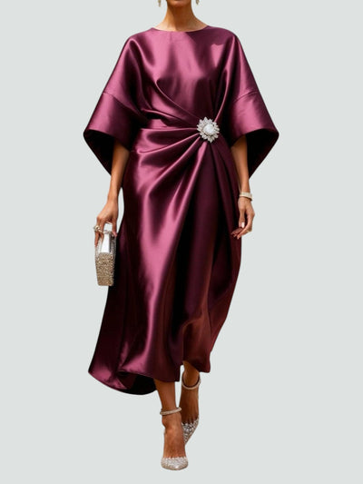 Albertine™ |  Elegantes langes Kleid aus Satin