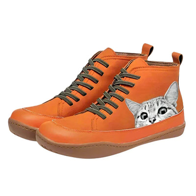 Aurel™ | Ankle Boots für Katzenliebhaber