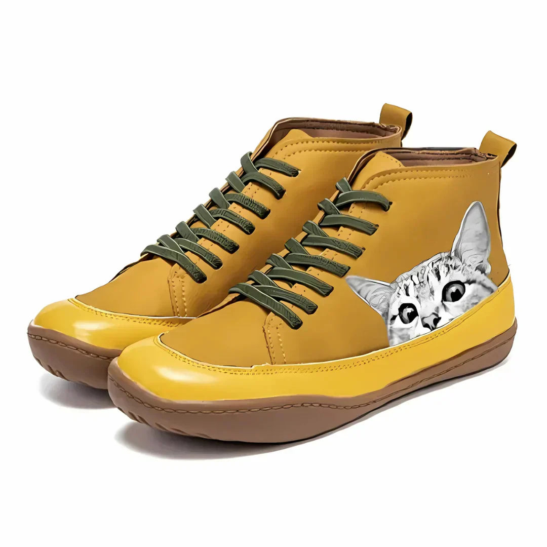 Aurel™ | Ankle Boots für Katzenliebhaber