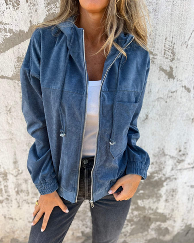 Isa™ | Jacke aus geripptem Samt