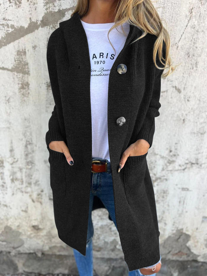 Viola™ | Lange Strickjacke