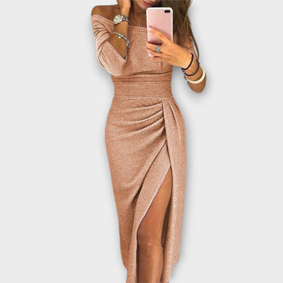 Minjee™ - Elegantes Off-Shoulder Kleid
