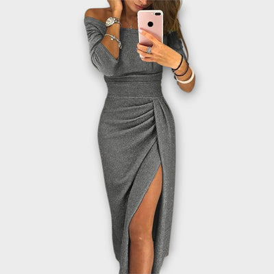 Minjee™ - Elegantes Off-Shoulder Kleid