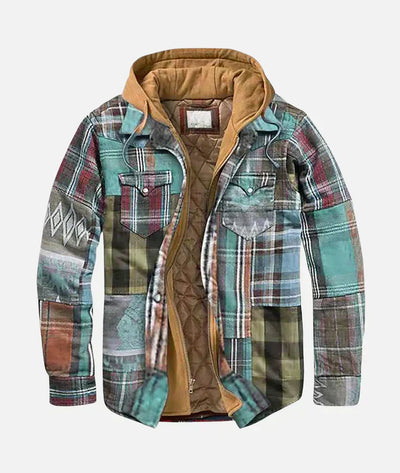 Adrian™ | Karierte Patchwork-Jacke