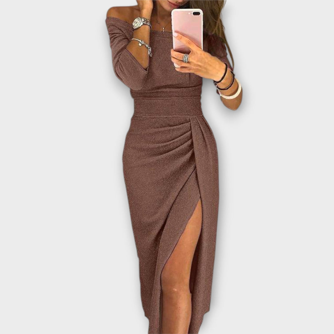 Minjee™ - Elegantes Off-Shoulder Kleid