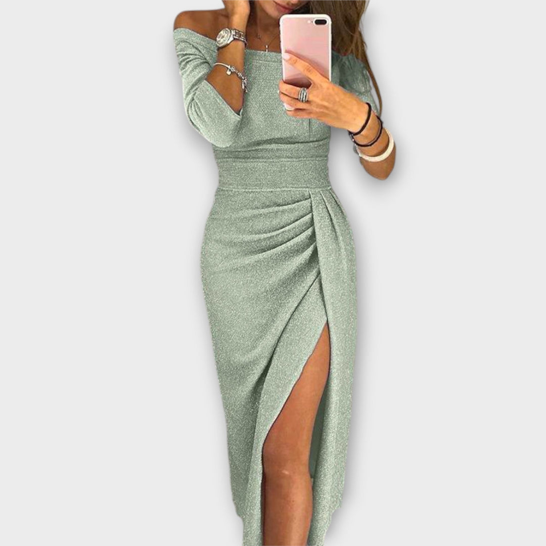 Minjee™ - Elegantes Off-Shoulder Kleid