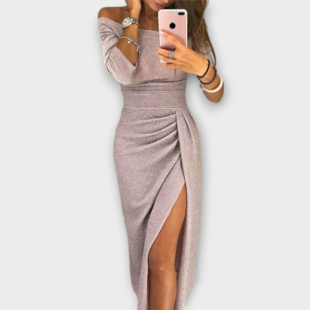 Minjee™ - Elegantes Off-Shoulder Kleid
