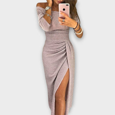 Minjee™ - Elegantes Off-Shoulder Kleid