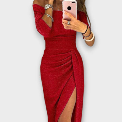 Minjee™ - Elegantes Off-Shoulder Kleid
