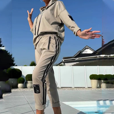 Amara™ | Zweiteiliges Damen-Set mit Kapuzenpullover und Jogginghose