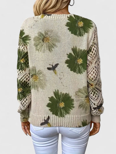 Aurélie™ | Elegant pullover mit Blumenmuster