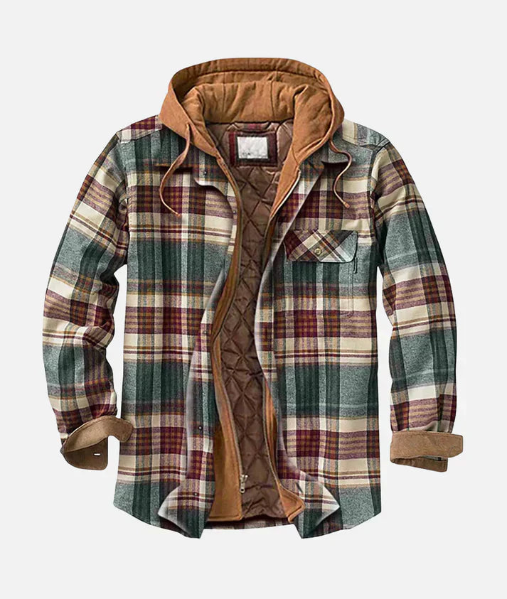 Adrian™ | Karierte Patchwork-Jacke