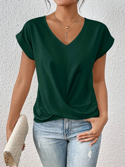 Gigi™ - Schickes Top mit Knoten und V-Ausschnitt