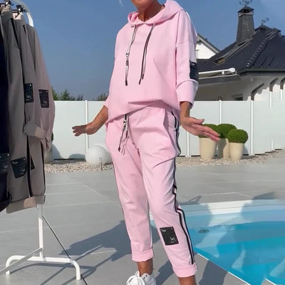 Amara™ | Zweiteiliges Damen-Set mit Kapuzenpullover und Jogginghose