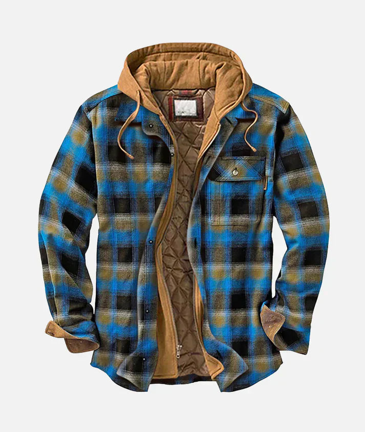 Adrian™ | Karierte Patchwork-Jacke