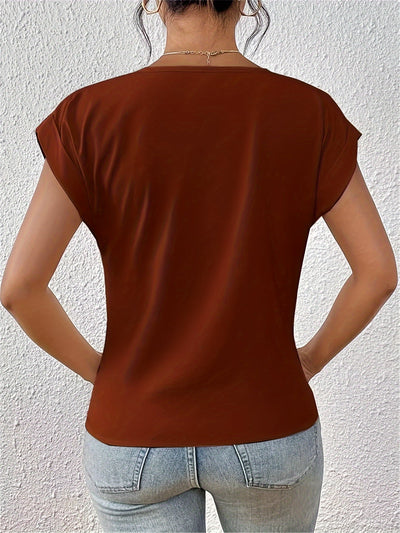 Gigi™ - Schickes Top mit Knoten und V-Ausschnitt