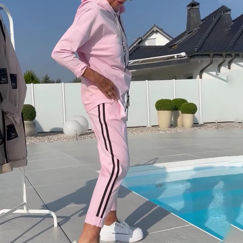 Amara™ | Zweiteiliges Damen-Set mit Kapuzenpullover und Jogginghose