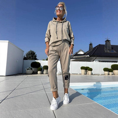 Amara™ | Zweiteiliges Damen-Set mit Kapuzenpullover und Jogginghose