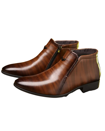Alfred™ | Beckett Lederstiefel mit Reißverschluss