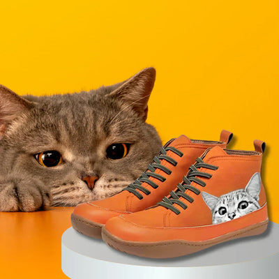 Aurel™ | Ankle Boots für Katzenliebhaber