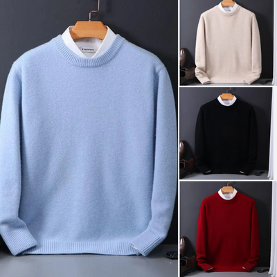 Thierry™ | Kaschmirpullover mit Rundhalsausschnitt
