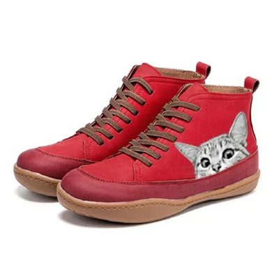 Aurel™ | Ankle Boots für Katzenliebhaber