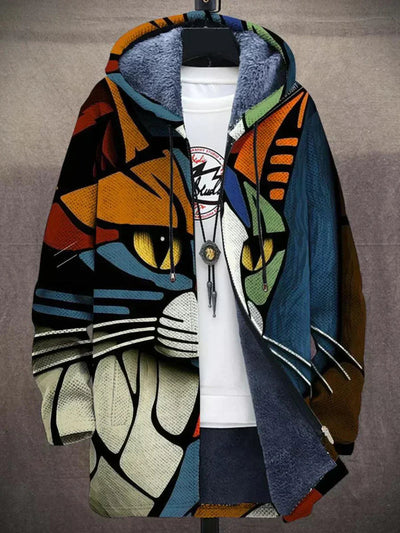 Jindalee™  | Luxuriöse Strickjacke, inspiriert von Kunst