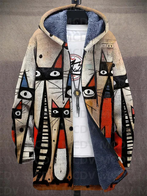 Kiara™  | Luxuriöse Strickjacke, inspiriert von Kunst