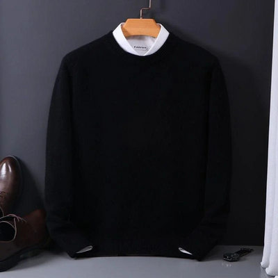 Thierry™ | Kaschmirpullover mit Rundhalsausschnitt