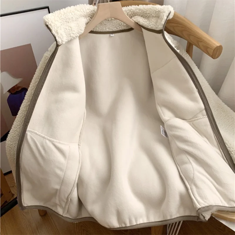 Lily™ - Damen Winterjacke mit Teddy-Effekt
