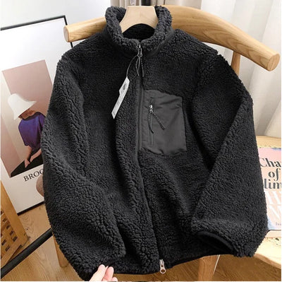 Lily™ - Damen Winterjacke mit Teddy-Effekt