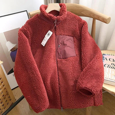 Lily™ - Damen Winterjacke mit Teddy-Effekt