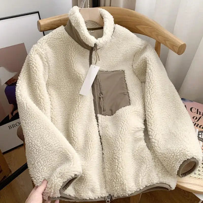Lily™ - Damen Winterjacke mit Teddy-Effekt