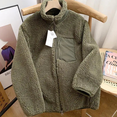 Lily™ - Damen Winterjacke mit Teddy-Effekt