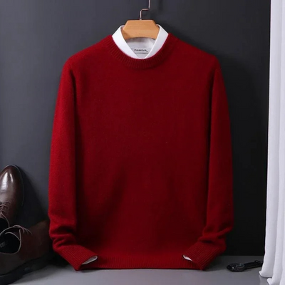 Thierry™ | Kaschmirpullover mit Rundhalsausschnitt