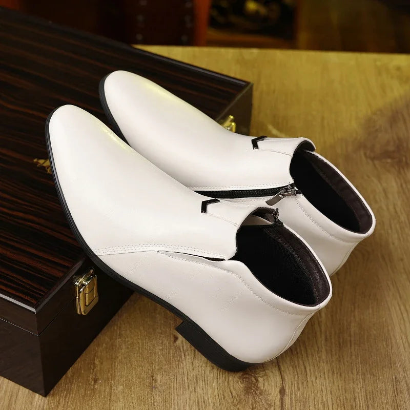 Alfred™ | Beckett Lederstiefel mit Reißverschluss