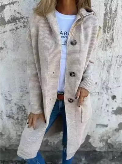 Viola™ | Lange Strickjacke