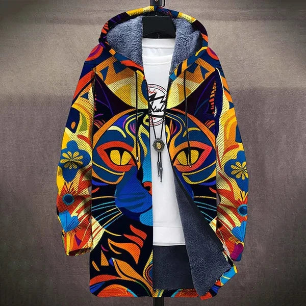 Tarni™  | Luxuriöse Strickjacke, inspiriert von Kunst