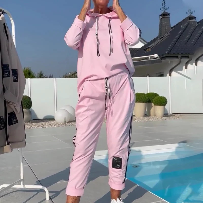 Amara™ | Zweiteiliges Damen-Set mit Kapuzenpullover und Jogginghose