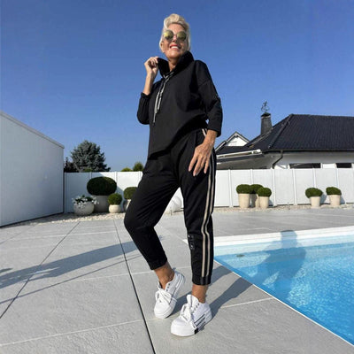 Amara™ | Zweiteiliges Damen-Set mit Kapuzenpullover und Jogginghose