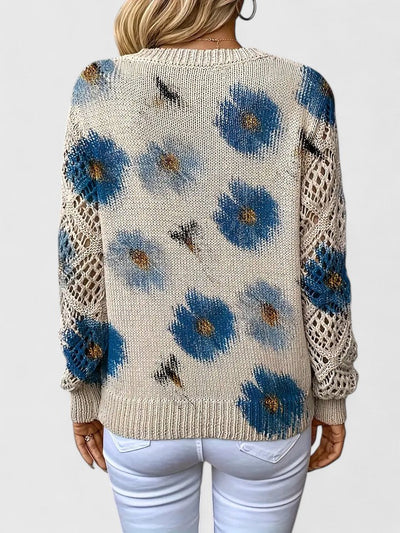 Aurélie™ | Elegant pullover mit Blumenmuster