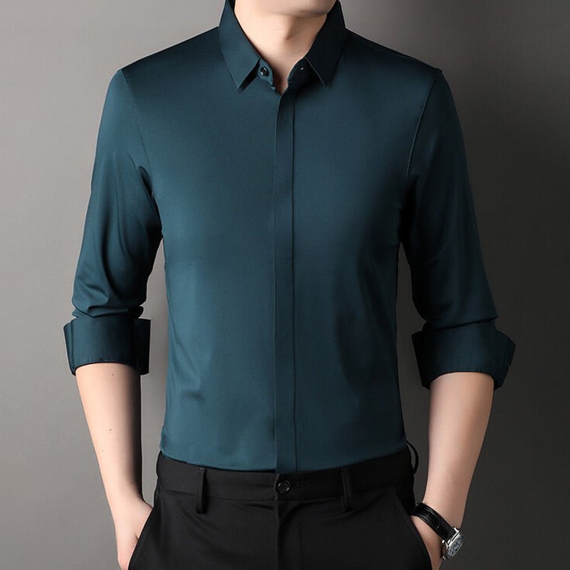 Mitchel™ | Knitterfreies Stretchhemd für Herren (1+1 GRATIS)